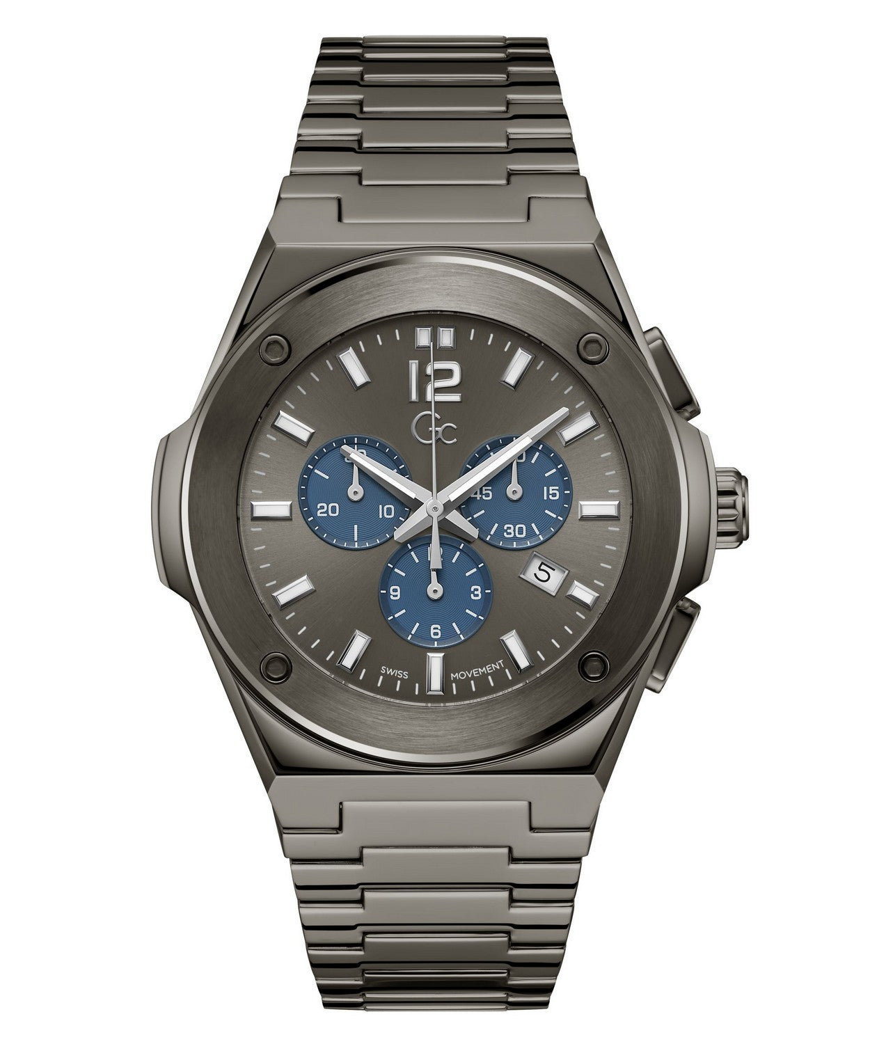 GC Sportchic Mens Gun-Metal Tone Watch Z33003G5MF