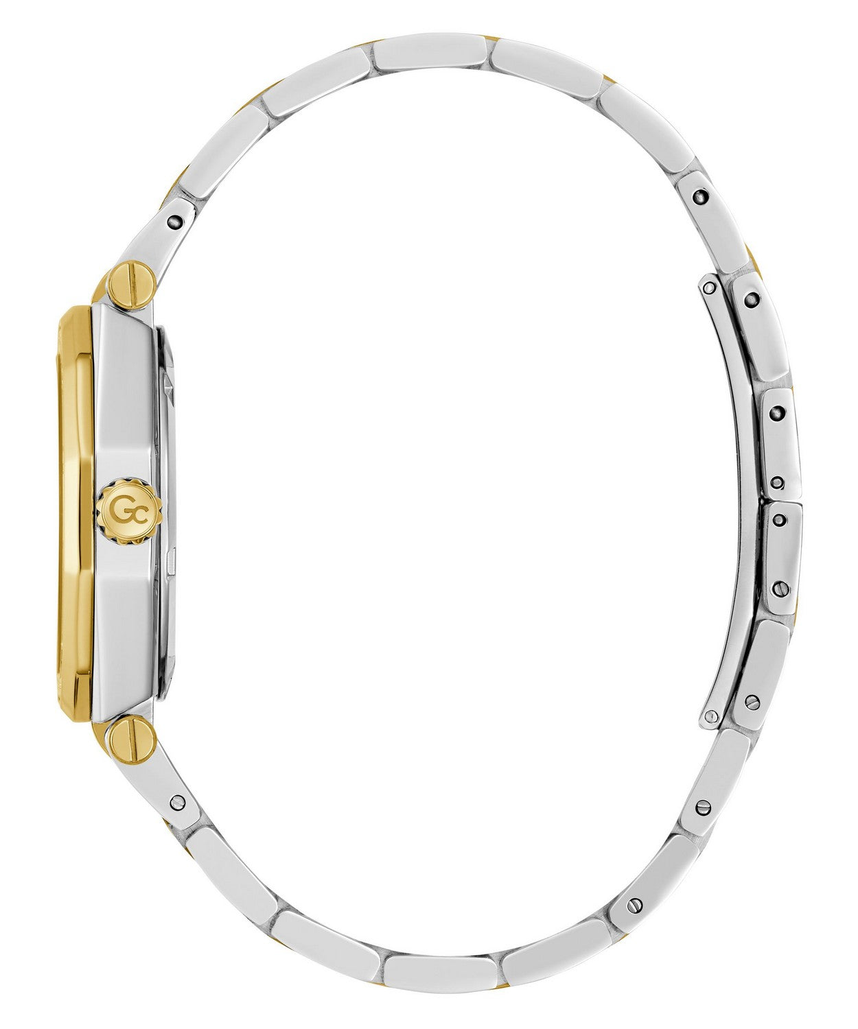 GC Dress Womens Silver & Yellow Gold Tone Watch Z55003L9