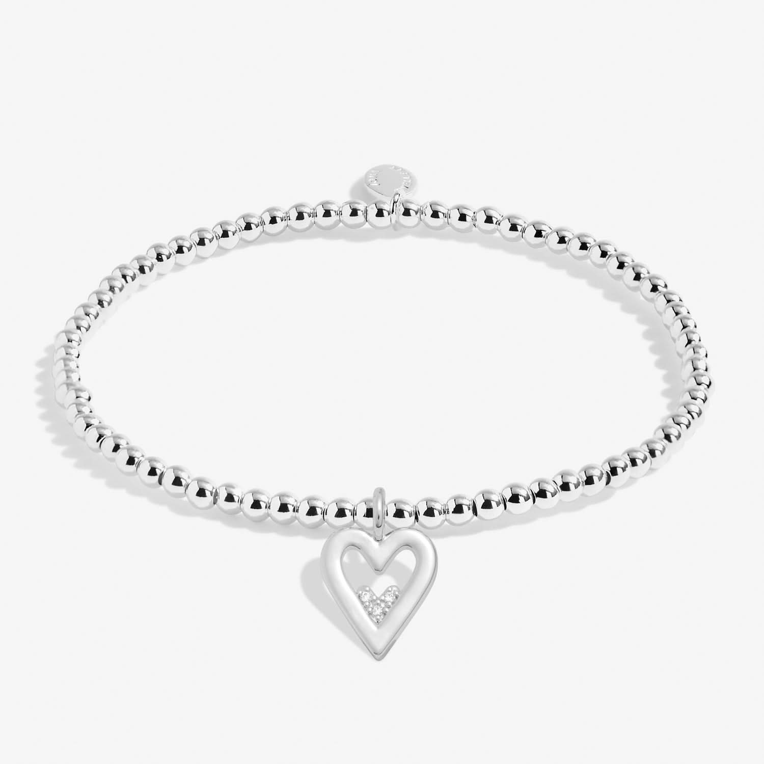 A Little Happy Birthday Daughter Silver Plated Bracelet 7407Joma Jewellery7407