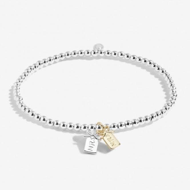 A Little Mrs & Mrs Silver Gold Plated 17.5cm Bracelet 7021Joma Jewellery7021