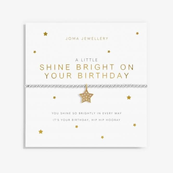 A Little 'Shine Bright On Your Birthday' Bracelet 5819