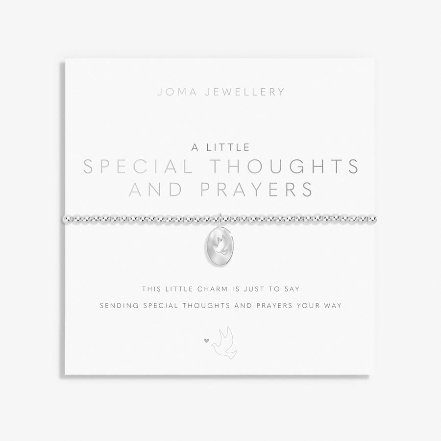 A Little Special thoughts And Prayers Silver Plated Bracelet 8144