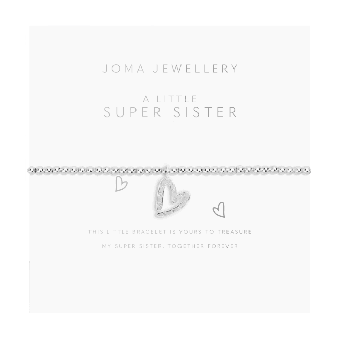 A Little Super Sister Silver Plated 15.5cm Bracelet C717