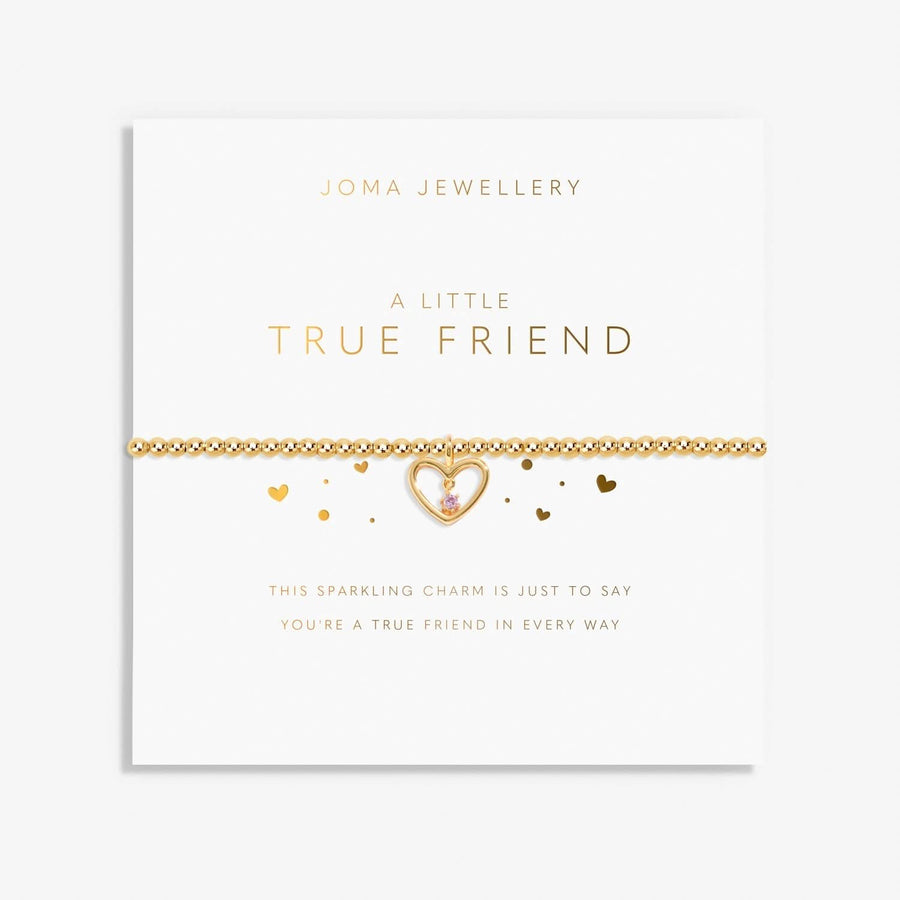 A Little True Friend Gold Plated Bracelet 8214