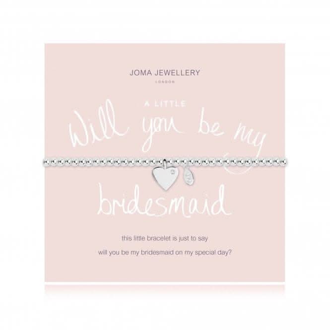 A Little Will you be my Bridesmaid Bracelet 2110