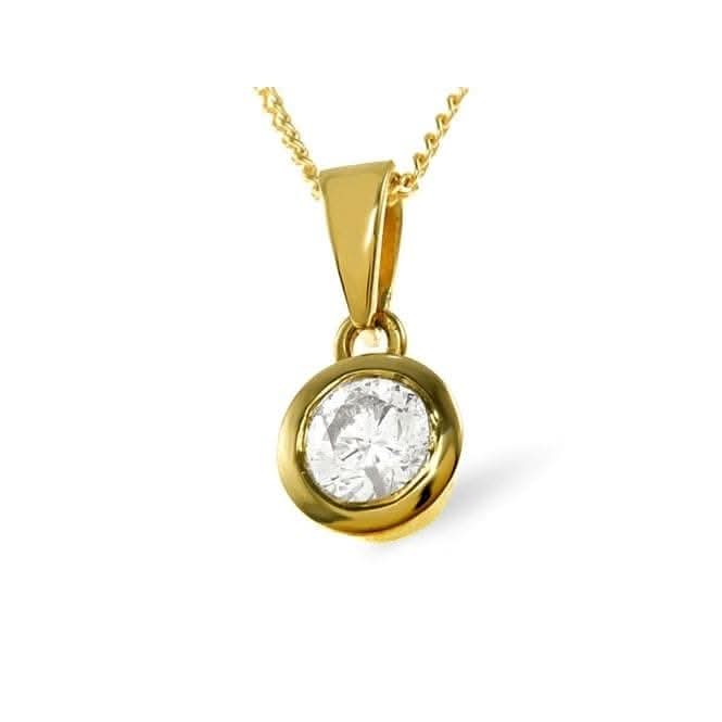 Acotis Diamonds 18K Gold 0.50ct G/vs1 Diamond Pendant DP02 - 50VS1YAcotis DiamondsDP02 - 50VS1Y
