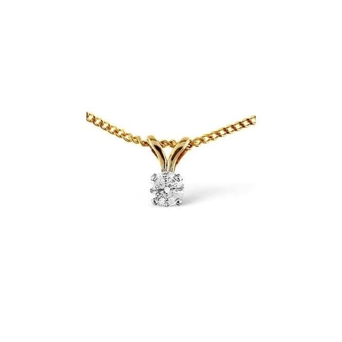 Acotis Diamonds 9K Gold 0.25ct Diamond Pendant Z1420Acotis DiamondsZ1420
