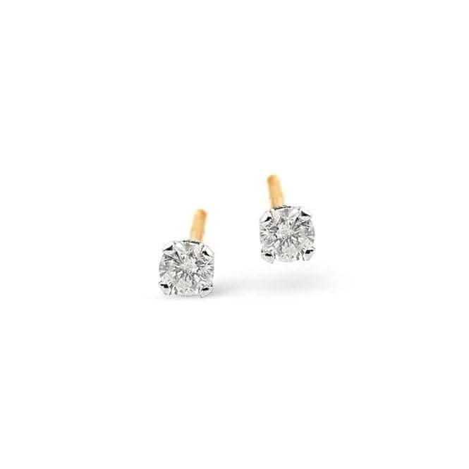 Acotis Diamonds 9K White Gold 0.10ct Diamond Earrings Z1245Acotis DiamondsZ1245