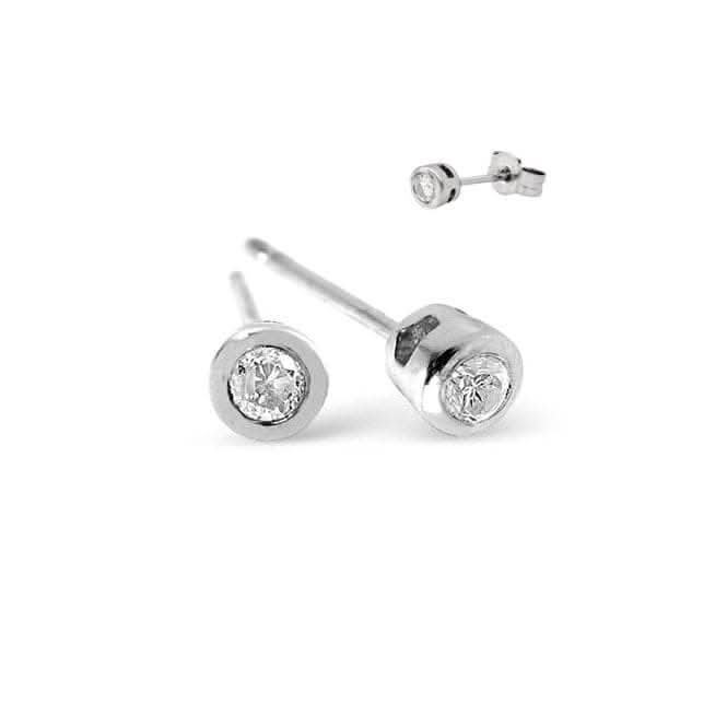 Acotis Diamonds 9K White Gold 0.10ct Diamond Earrings Z1375Acotis DiamondsZ1375