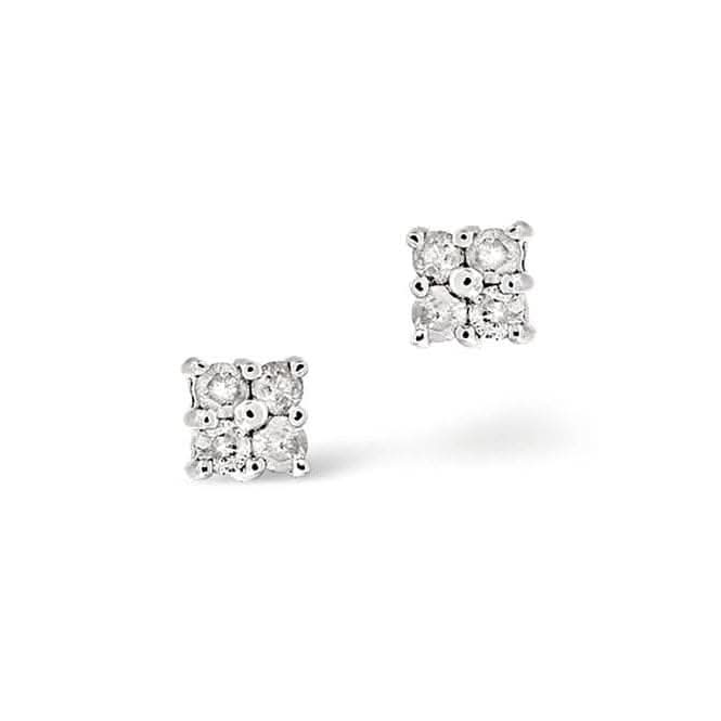 Acotis Diamonds 9K White Gold 0.18ct Diamond Earrings F1244Acotis DiamondsF1244