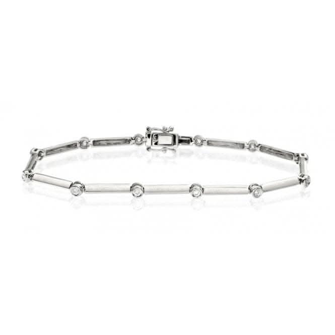 Acotis Diamonds 9K White Gold 0.20ct Diamond Bracelet G1097Acotis DiamondsG1097