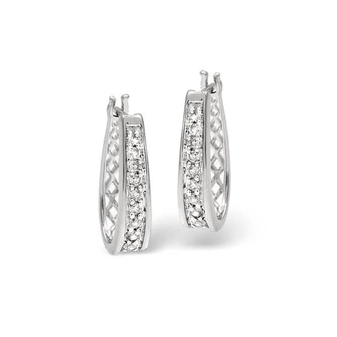 Acotis Diamonds 9K White Gold 0.25ct Diamond Earrings F1133Acotis DiamondsF1133