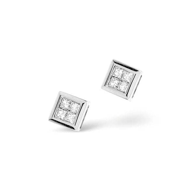 Acotis Diamonds 9K White Gold 0.25ct Diamond Earrings F1573Acotis DiamondsF1573