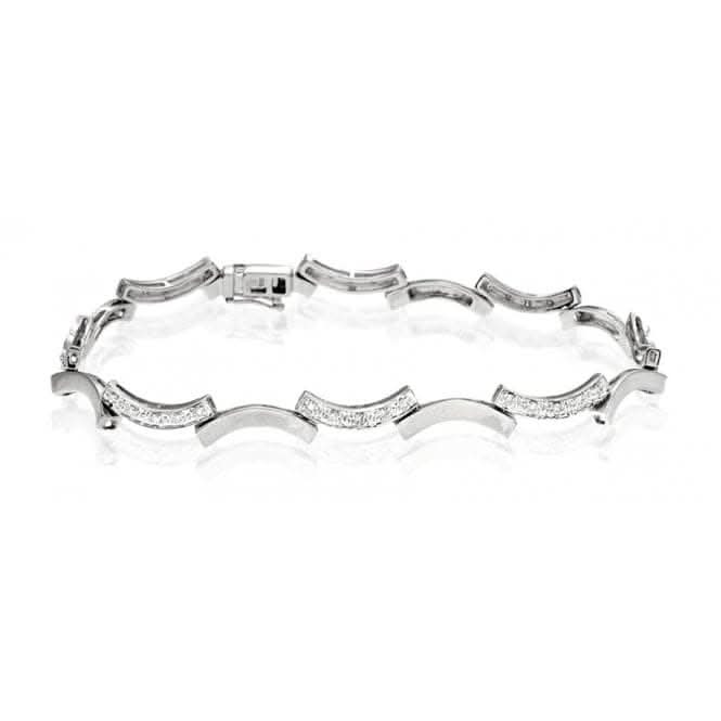 Acotis Diamonds 9K White Gold 0.40ct Diamond Bracelet G1176Acotis DiamondsG1176