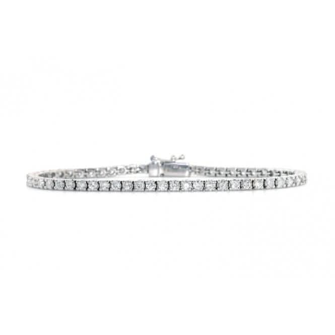 Acotis Diamonds 9K White Gold 3.00ct Diamond Bracelet G1369Acotis DiamondsG1369