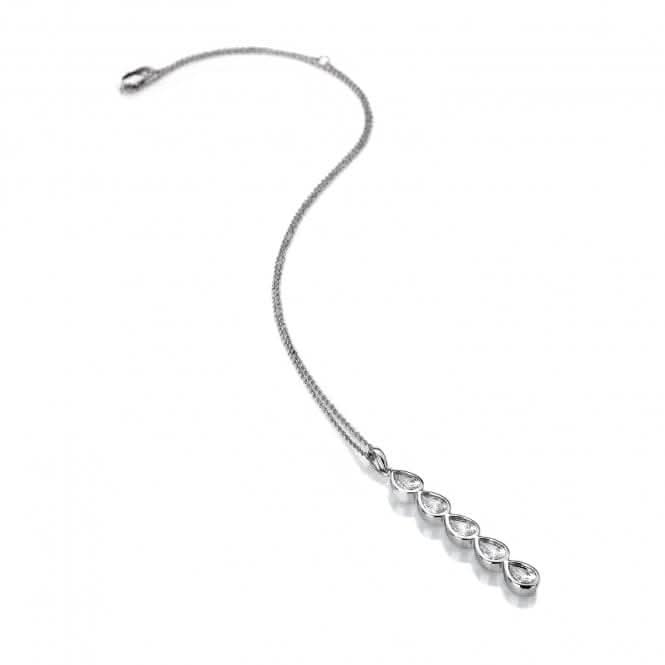 Acqua D'Amore Long Silver Plated Pendant EP039
