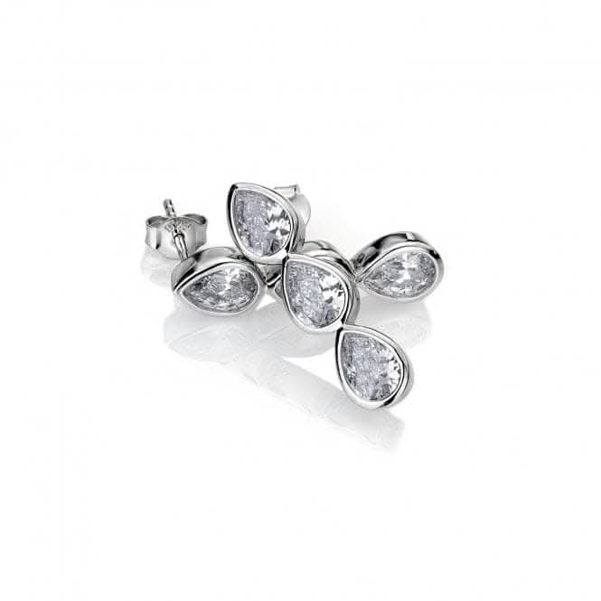 Acqua D'Amore Triple Sterling Silver Earrings EE039