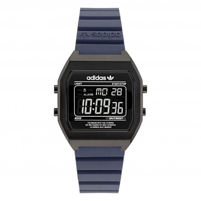 Adidas Originals DIGITAL TWO Stainless Steel Gunmetal Watch AOST22077AdidasAOST22077