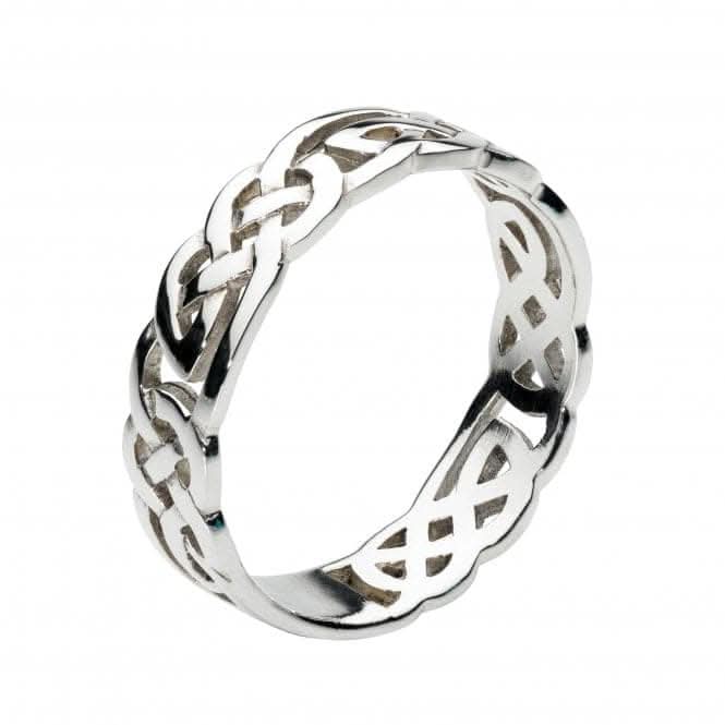 Aela Celtic Open Knotwork Band Ring 2269HP