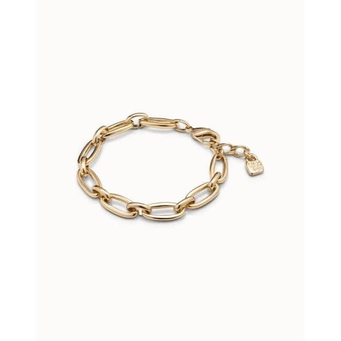 Alien Golden Metal BraceletUNOde50PUL2263ORO0000M