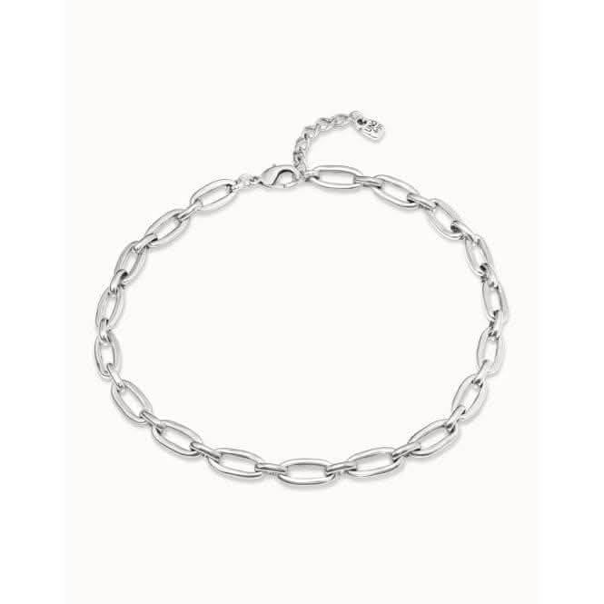 Alien Silver Metal NecklaceUNOde50COL1765MTL0000U