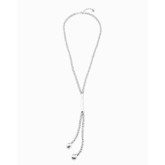 All Balls Silver Metal NecklaceUNOde50COL1294MTL0000U