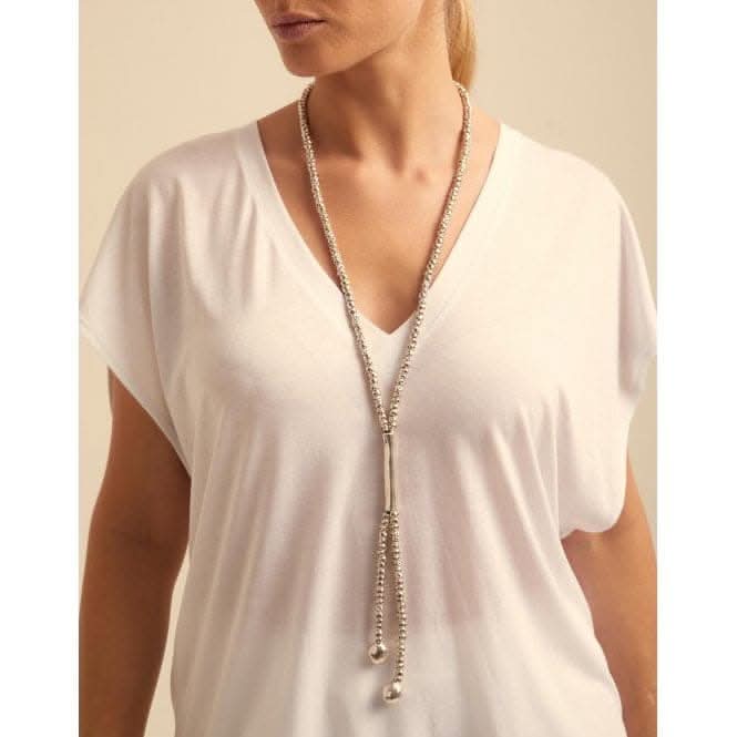 All Balls Silver Metal NecklaceUNOde50COL1294MTL0000U