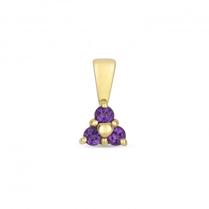 Amethyst 3 Stone Pendant PD230A