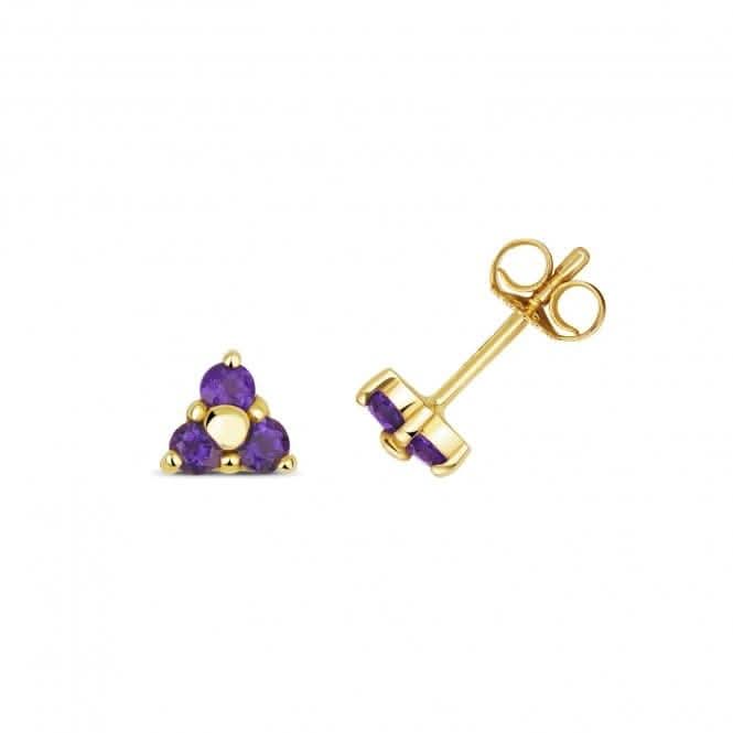 Amethyst Stud Earrings ED240A