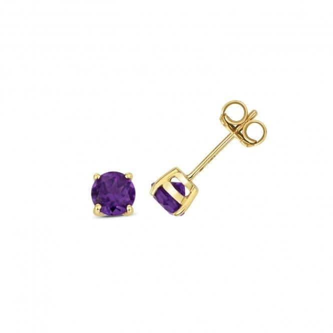 Amethyst Stud Earrings ED241A