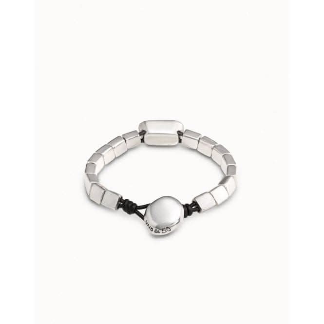 Anaconda Grey Metal Faceted Crystal BraceletUNOde50PUL2156NGRMTL0U