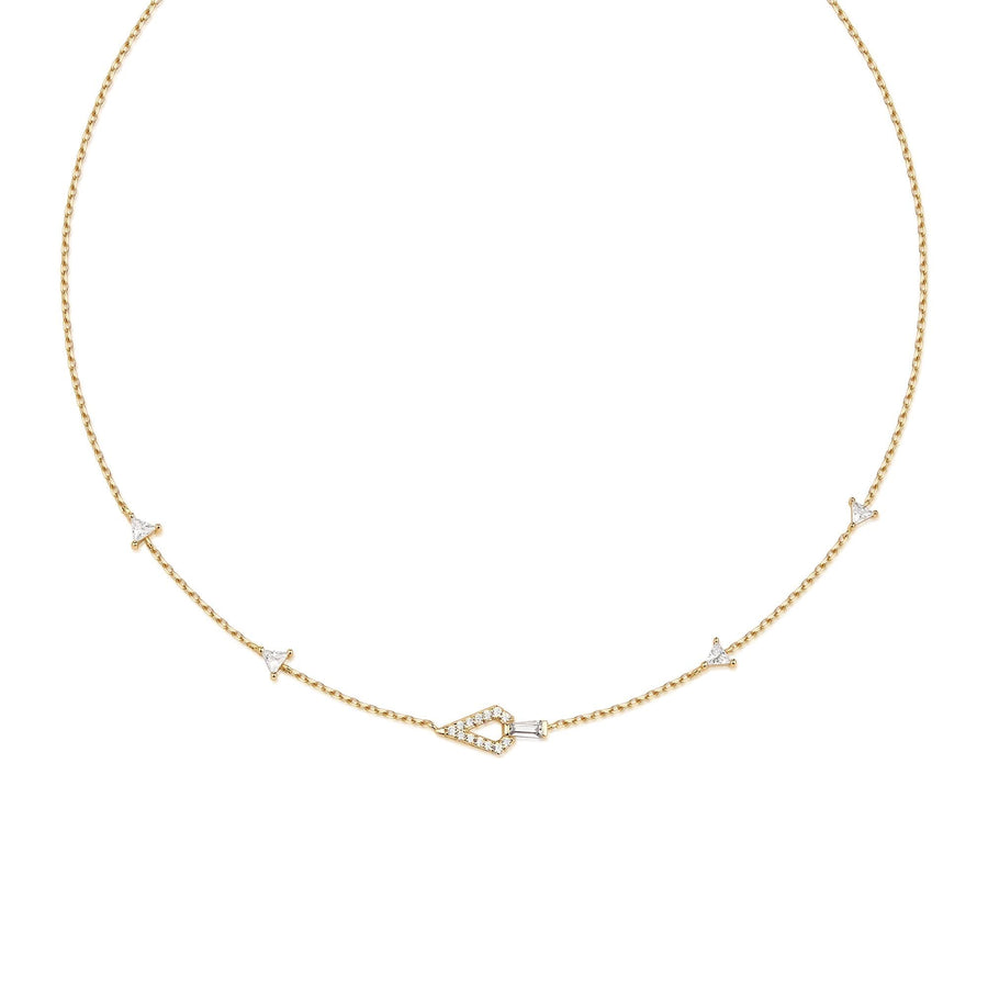 Ania Haie Gold Geometric Satellite Necklace N059-03G