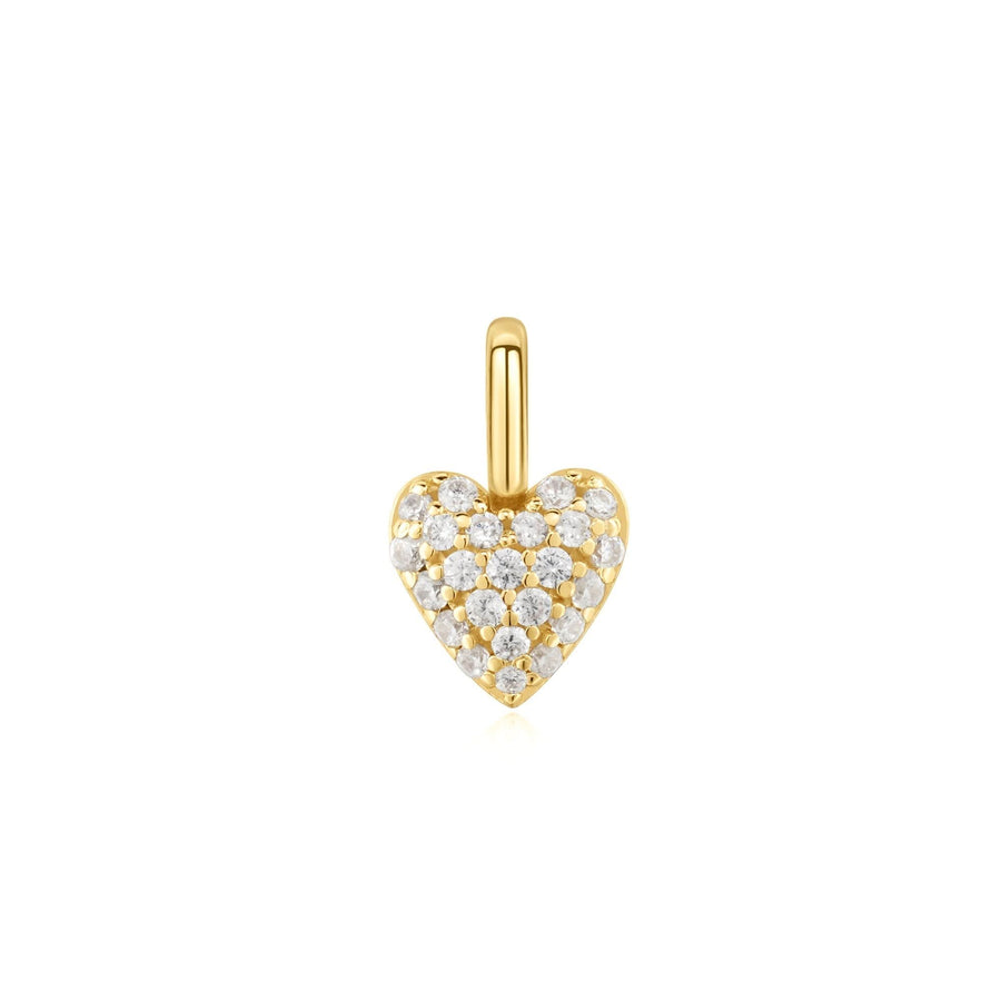 Ania Haie Gold Heart Pavé Charm NC060-05G