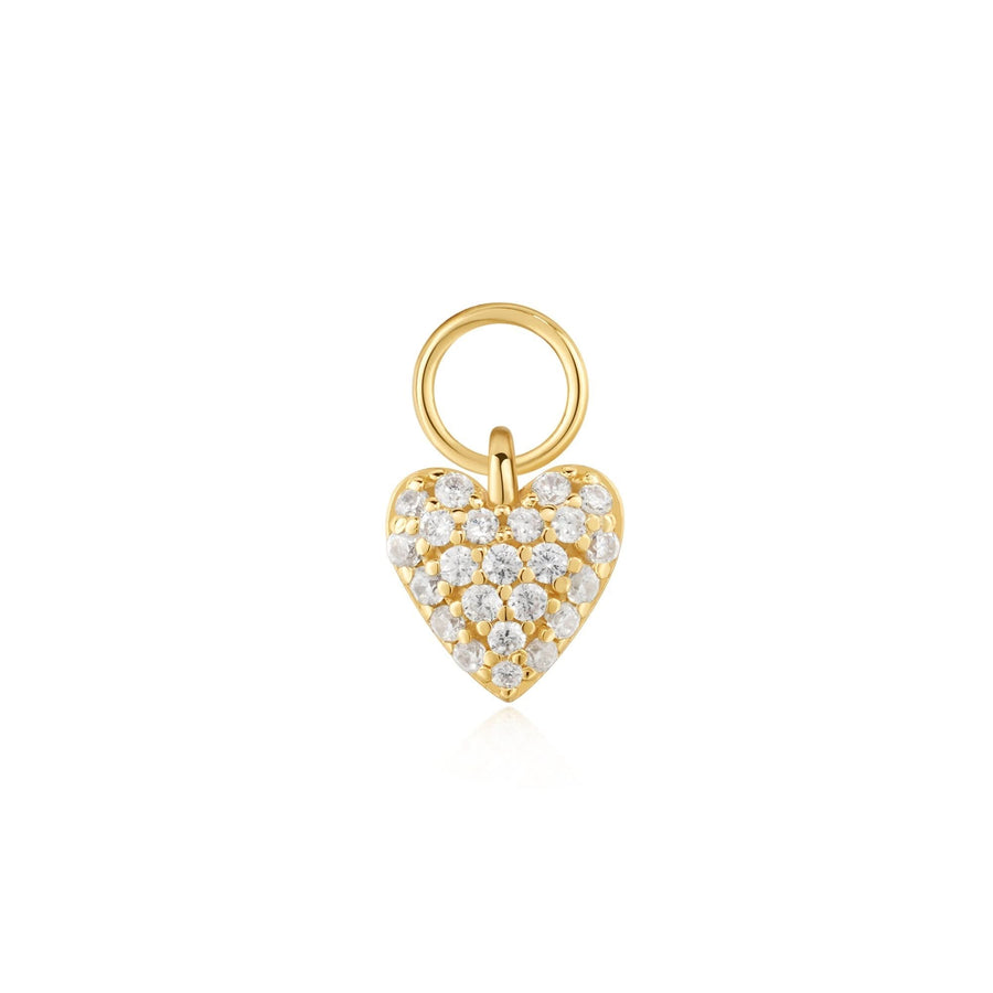 Ania Haie Gold Heart Pavé Earring Charm EC060-05G