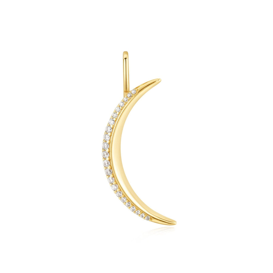 Ania Haie Gold Moon Pavé Charm NC060-03G