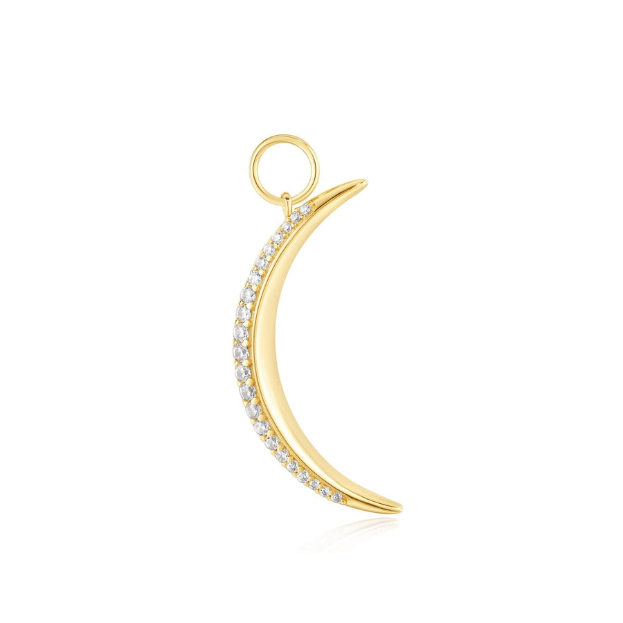 Ania Haie Gold Moon Pavé Earring Charm EC060-01G