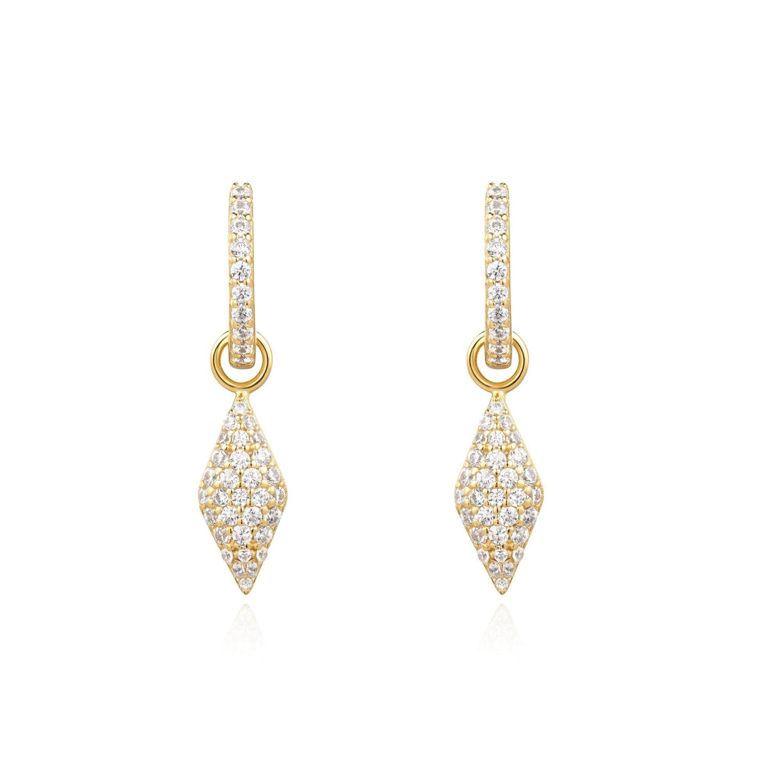Ania Haie Gold Pave Sparkle Huggies E061 - 13GAnia HaieE061 - 13G