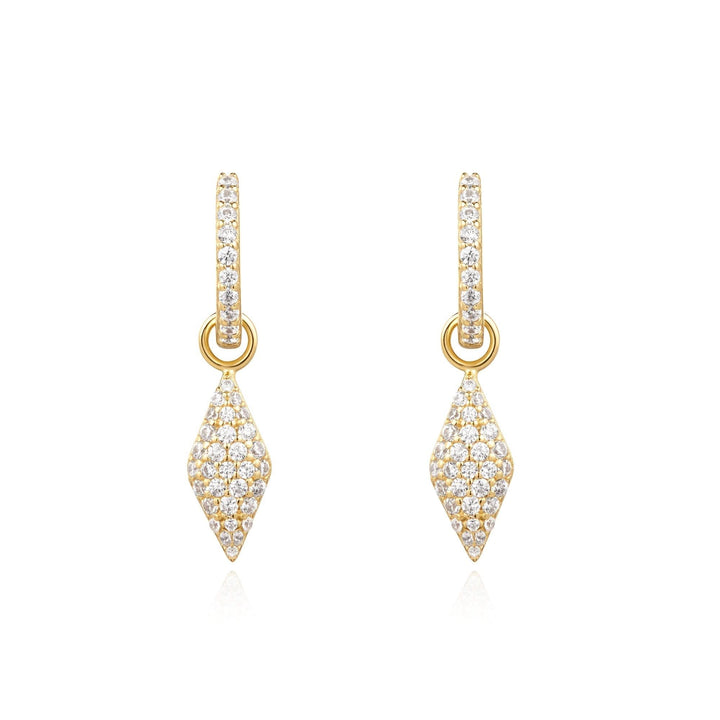 Ania Haie Gold Pave Sparkle Huggies E061 - 13GAnia HaieE061 - 13G