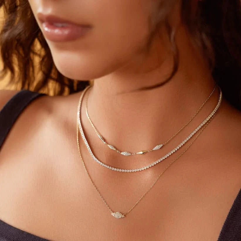Ania Haie Gold Pave Sparkle Necklace N061-03G