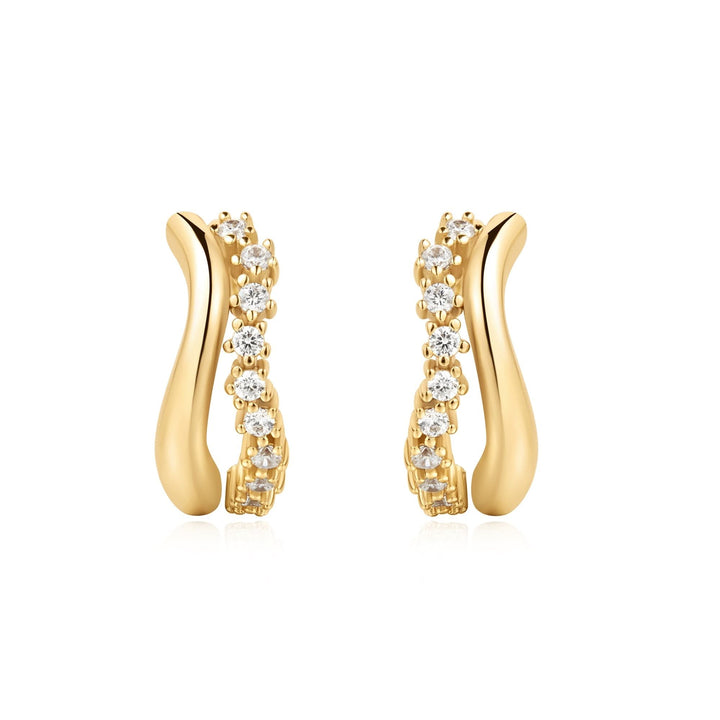 Ania Haie Gold Sparkle Double Huggies E056 - 05GAnia HaieE056 - 05G
