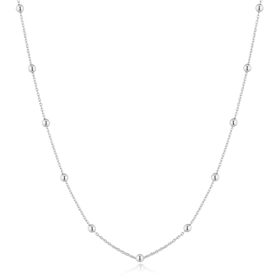Ania Haie Silver Bobble Long Chain Necklace N060-04H