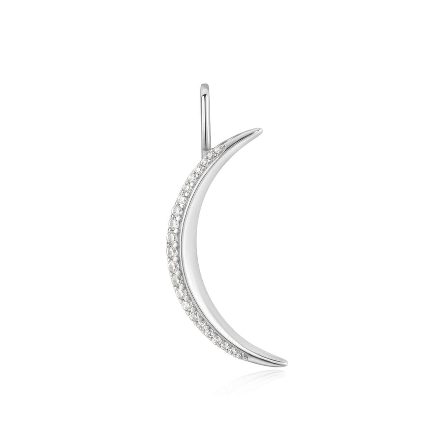 Ania Haie Silver Moon Pavé Charm NC060-03H