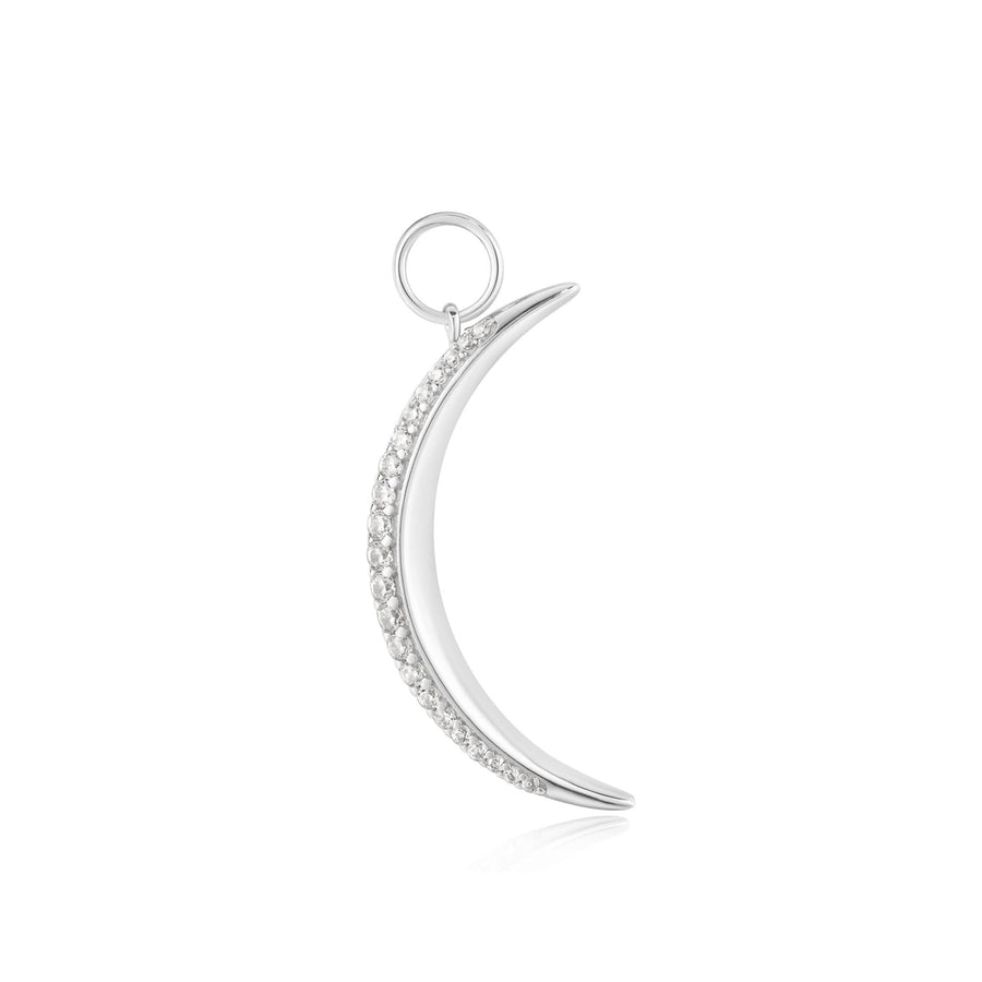Ania Haie Silver Moon Pavé Earring Charm EC060-01H