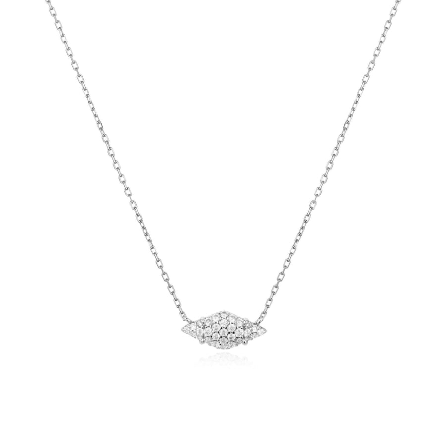 Ania Haie Silver Pave Sparkle Necklace N061-03H