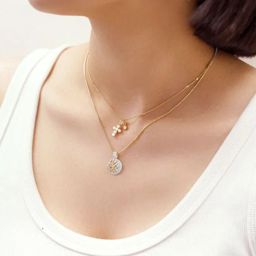 Ania Haie Two Tone Bright Sun Charm NC060-14T