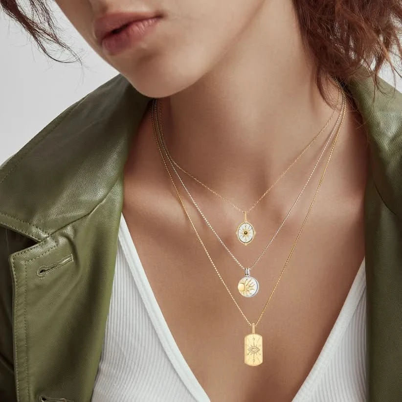 Ania Haie Two Tone Star Disc Charm NC060-20T