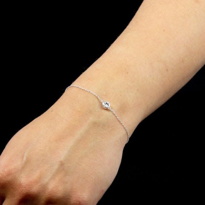 April Birthstone Bracelet with Swarovski Crystal B5287