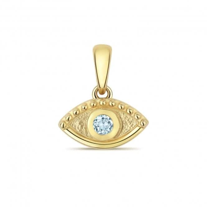 Aquamarine Eye Pendant PD262AQGemstones JewelleryPD262AQ
