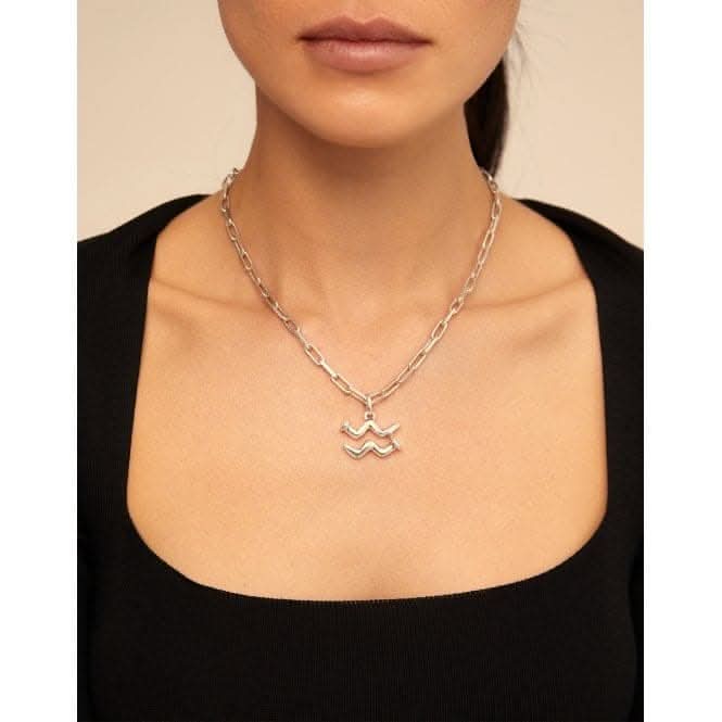 Aquarius Silver Metal Charm CHA0206MTLACU0U