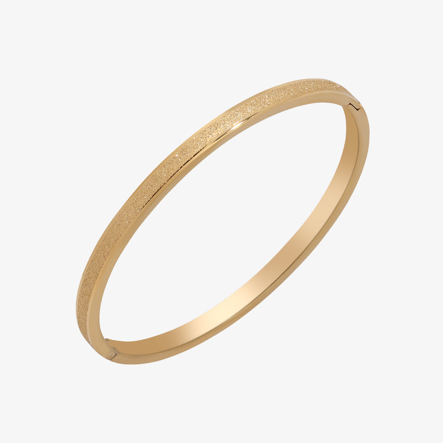 simple glitter thin bangle